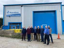 members arrive at the Aqua Box Centre